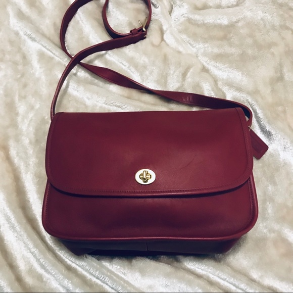 Coach Handbags - Coach vintage city bag red leather